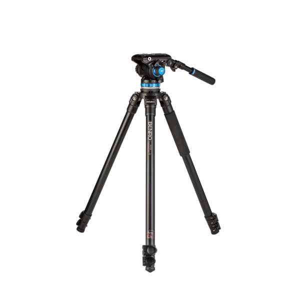 Benro Videostativ Kit A373F Aluminium Serie 3 inkl. Videoneiger S6Pro (75mm Schale)