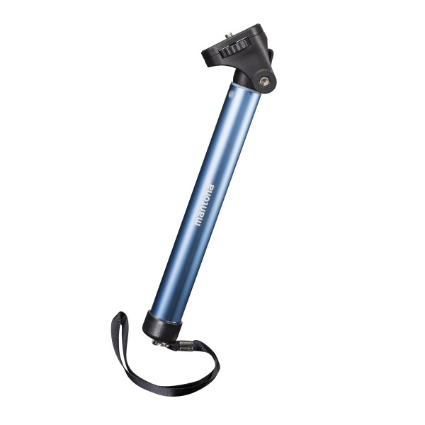 Mantona Handstativ Selfy blau für GoPro u.a.