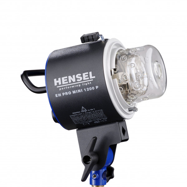 HENSEL EH Mini P, belastbar bis 3000 Ws, Einstelllicht 60 W / 12 V Halogen, für Porty-Generatoren