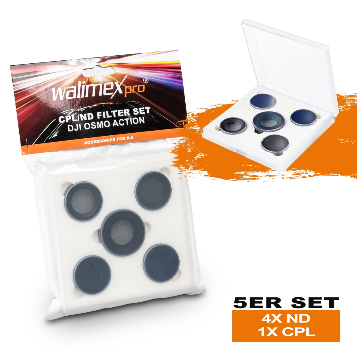 Walimex Pro Filtro Polarizzatore Circolare Slim 67mm