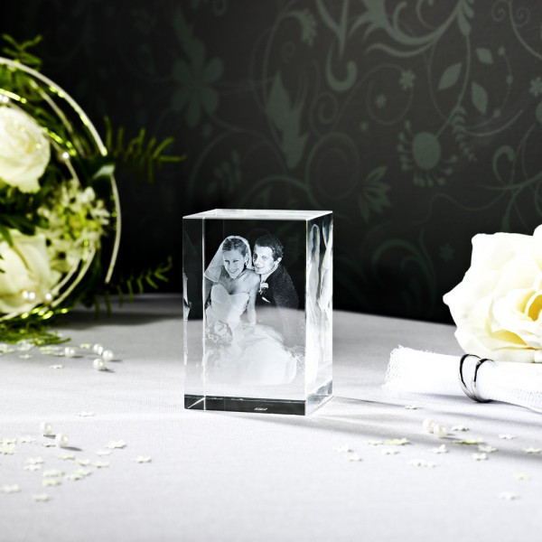 3D Laser Foto im Kelo Viamant Glas passend für 1-3 Personen
