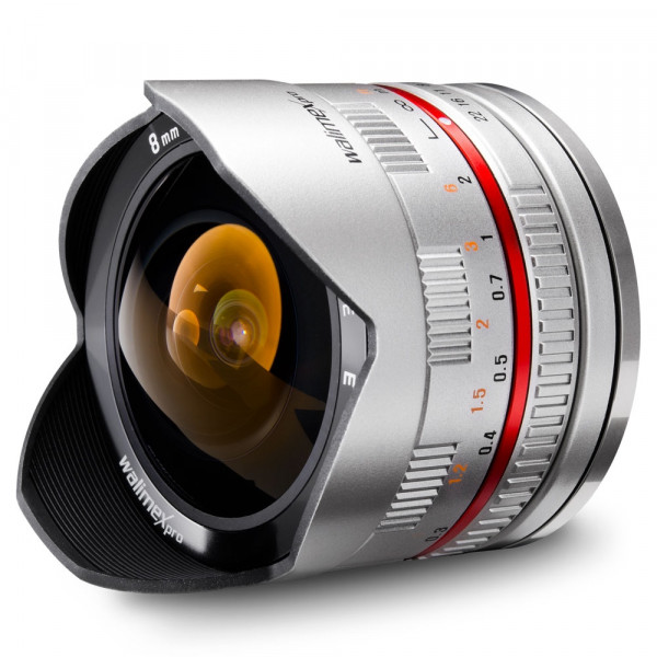 Walimex pro 8/2,8 Fisheye I APS-C Sony E silber