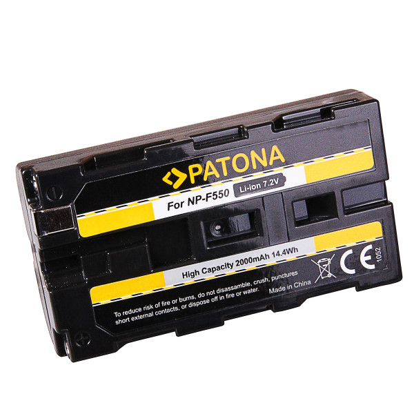 Patona NP-F 550 Li-Ion Akku 2200 mAh 7,4V 16,3Wh