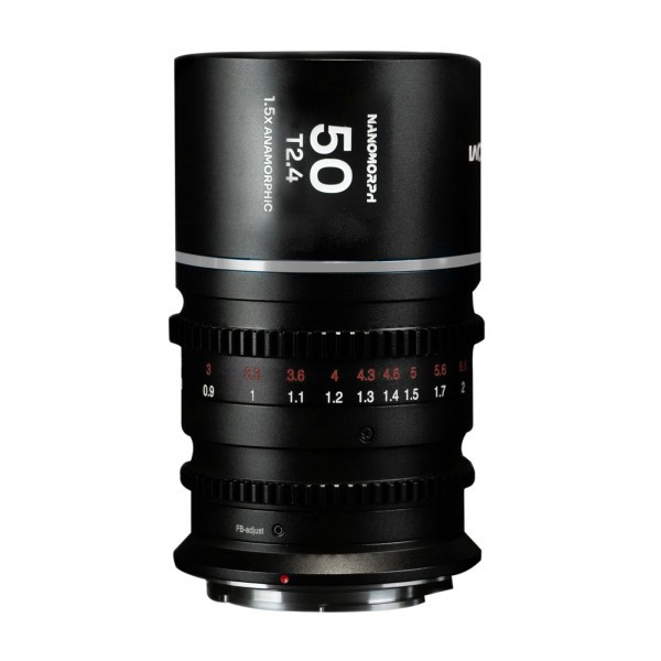 LAOWA Nanomorph 50mm T2.4 1.5X S35 silber MFT