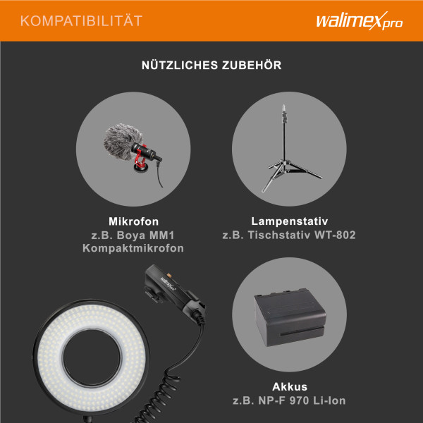 Walimex pro Macro LED Ringlicht DSR 232