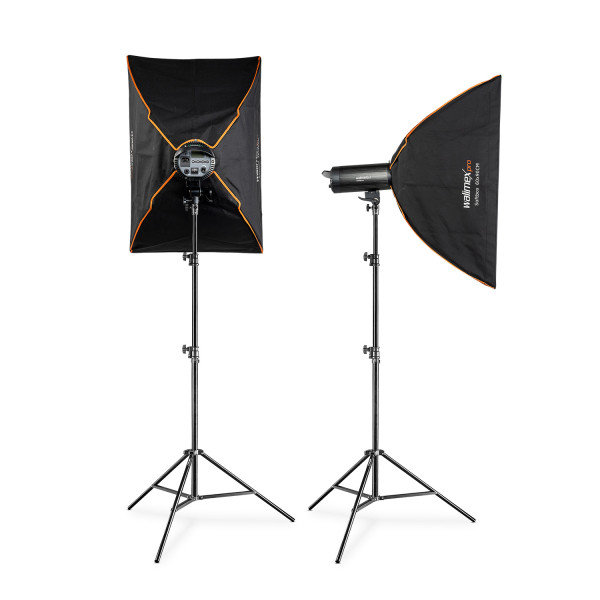 Walimex pro Stager 600 HSS Studioblitz Set Double