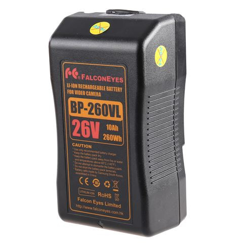 Falcon Eyes V-Mount Akku 260Wh 26V 10000mAh