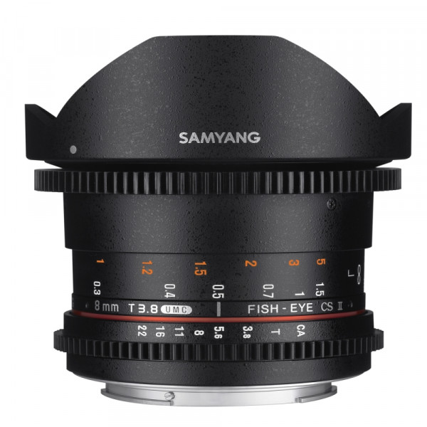 Samyang MF 8mm T3,8 Fisheye II Video DSLR 4/3