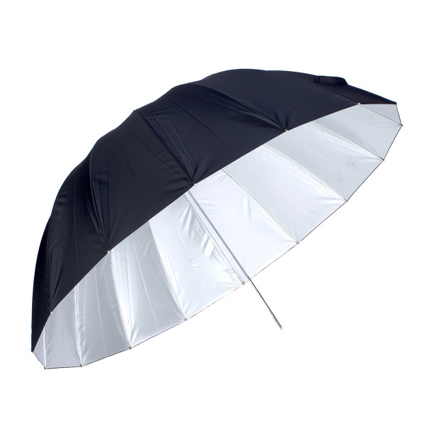 Parabolischer Schirm silber Ø 135 cm