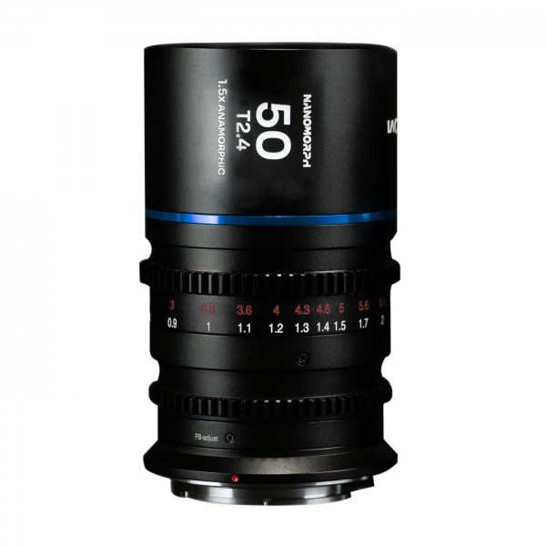 LAOWA Nanomorph 50mm T2.4 1.5X S35 blau MFT