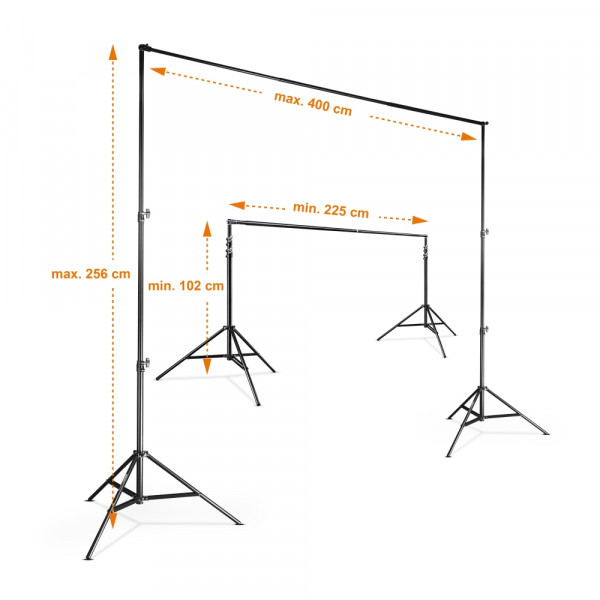 Walimex pro Teleskop Hintergrundsystem XL 225-400 cm