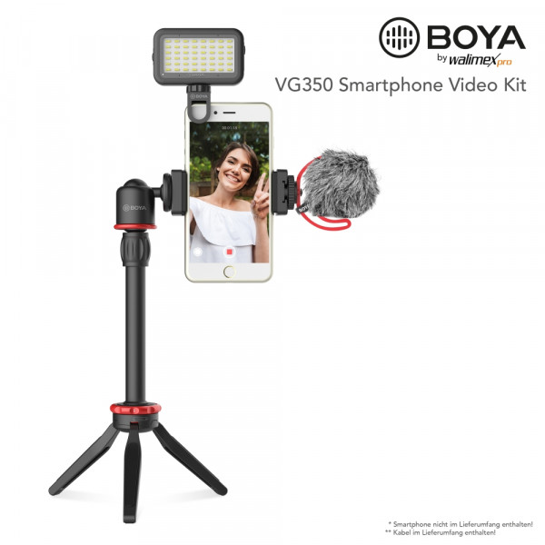 BOYA Walimex pro VG350 Smartphone Video Kit > 15% Code: DEAL15