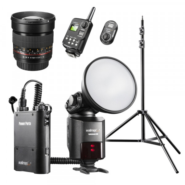 Walimex pro Light Shooter 360 Porträt Set Nikon F