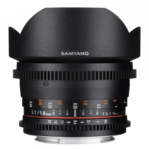 Samyang MF 10mm T3,1 Video APS-C Canon EF