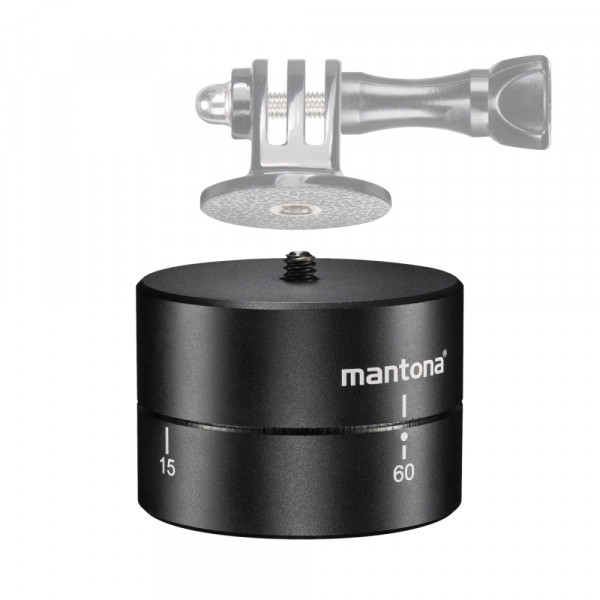 Mantona Turnaround 360 Stativkopf für GoPro