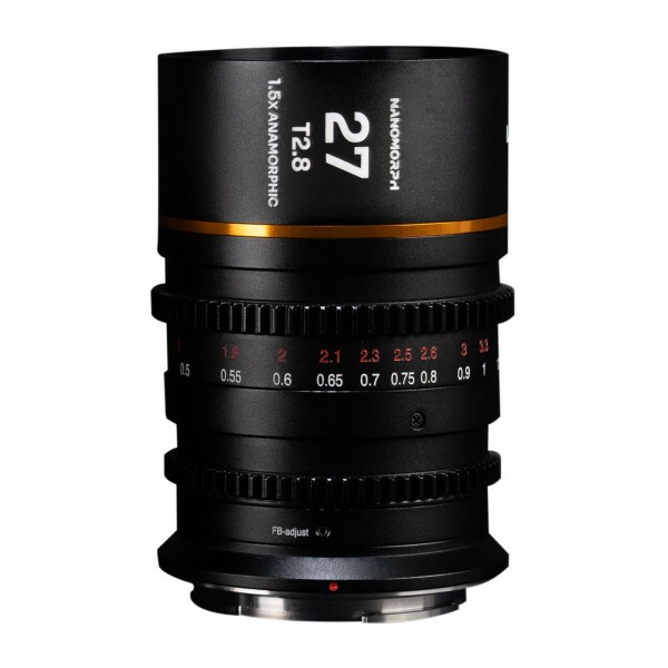 LAOWA Nanomorph 27mm T2.8 1.5X S35 orange Sony E