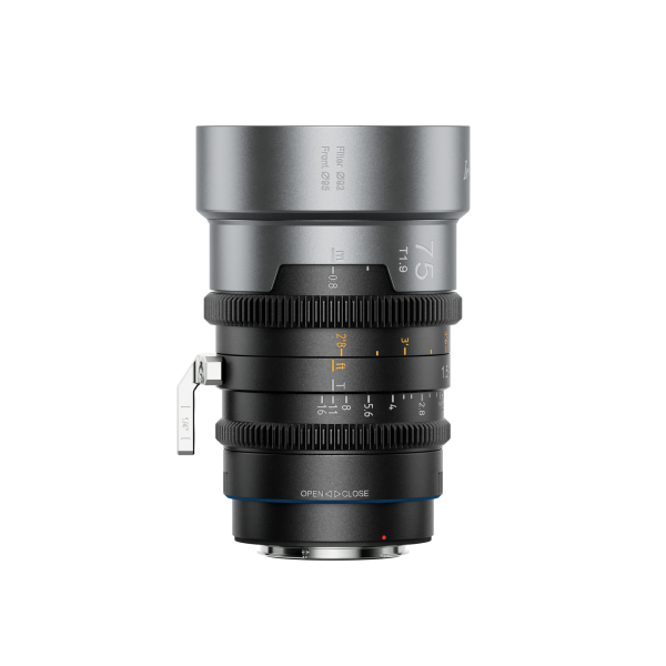 SIRUI IronStar T1.9 1,5x anamorphes Vollformat-Cine-Objektiv 75 mm (Blue Flare)