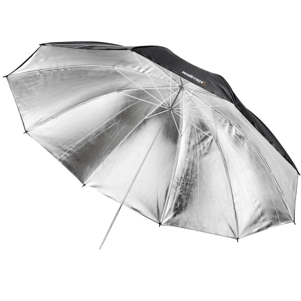 Walimex pro Reflexschirm schwarz/silber, 150cm
