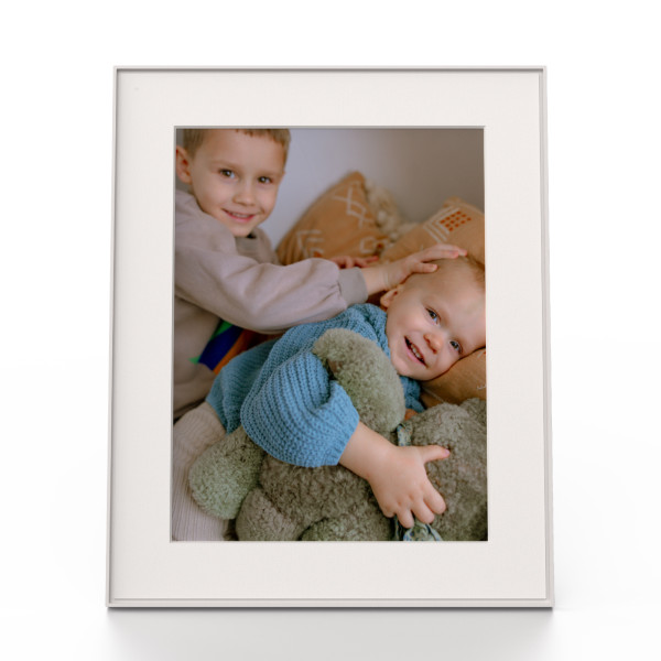 Aura Walden Matted Clay - Digitaler Bilderrahmen mit 15" HD-Display & WLAN