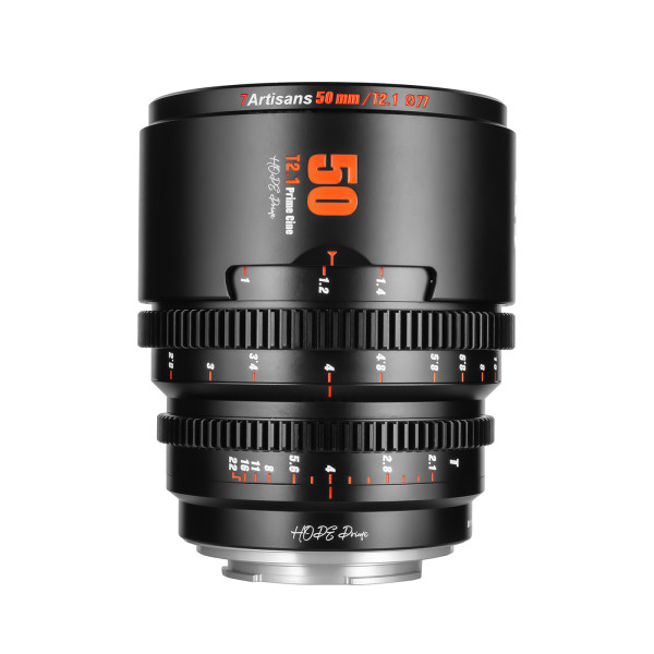 7Artisans Hope 50mm T2.1 Schwarz für MFT (S35)