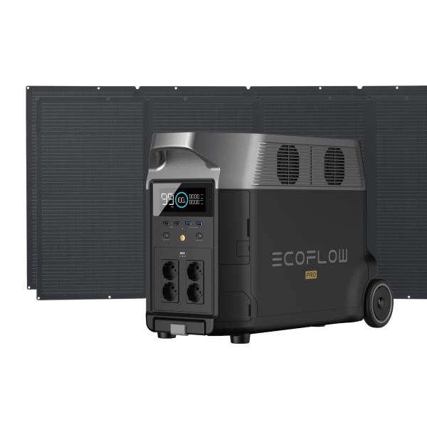 EcoFlow Bundle - DELTA Pro 4500 Watt / 3600 Wh + 2x Solarmodul 400 Watt - Herbst Sale