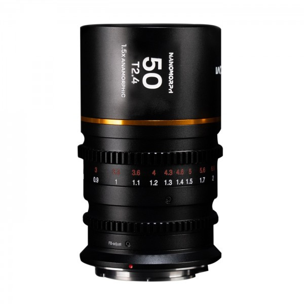 LAOWA Nanomorph 50mm T2.4 1.5X S35 orange Canon RF