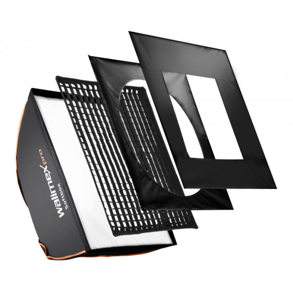 Walimex pro Softbox PLUS Orange Line 50x70