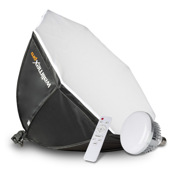 Walimex pro Octagon Softbox 65 cm LED Leuchte 45 W