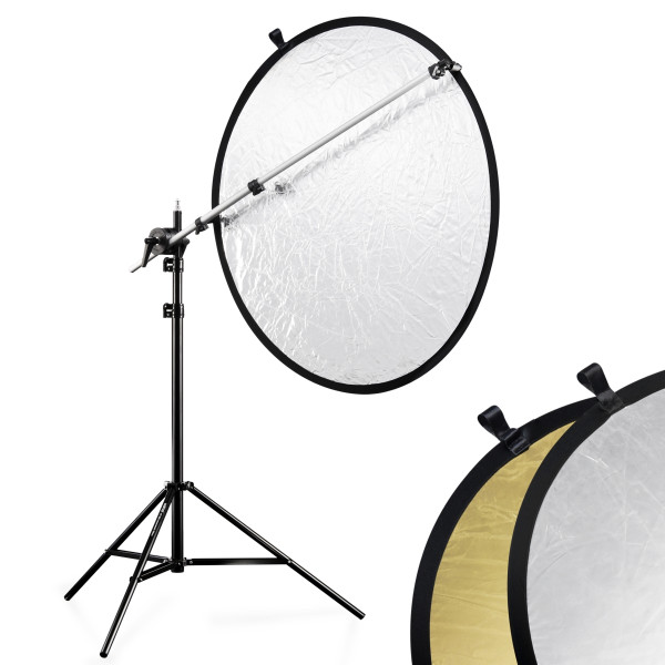 Walimex Reflektorhalter-Set silber/gold, Ø 100cm