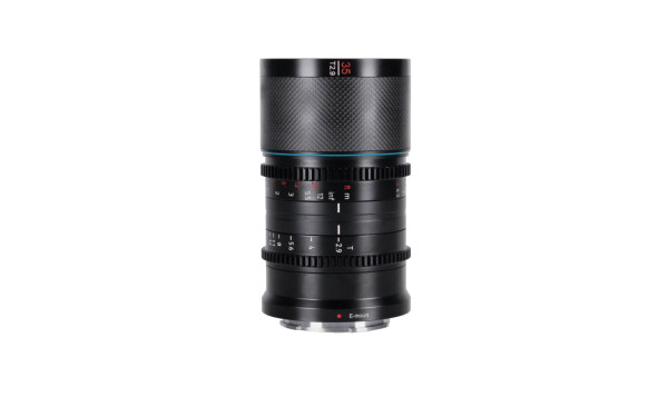 SIRUI Saturn 35mm T2.9 1.6x Carbon Vollformat anamorphes Objektiv (Z Mount; Neutral Flare)