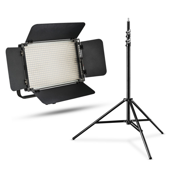 Walimex pro LED Niova 600 Plus Bi-Color mit Stativ
