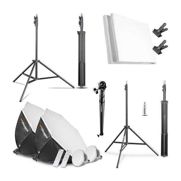 Walimex pro Fotostudio Set 45 W Octagon Softbox