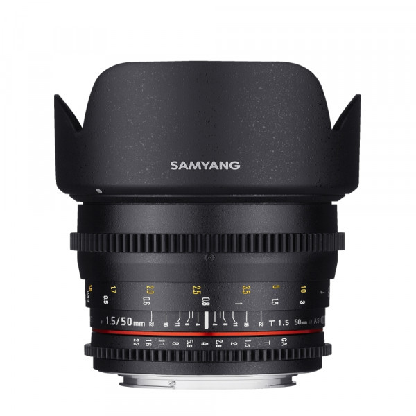 Samyang MF 50mm T1,5 Video DSLR Canon EF
