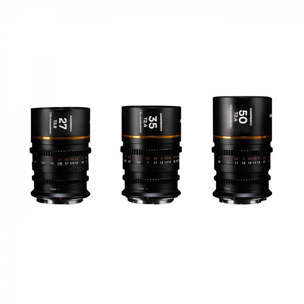 LAOWA Nanomorph S35 Prime 3er-Set orange Fuji X