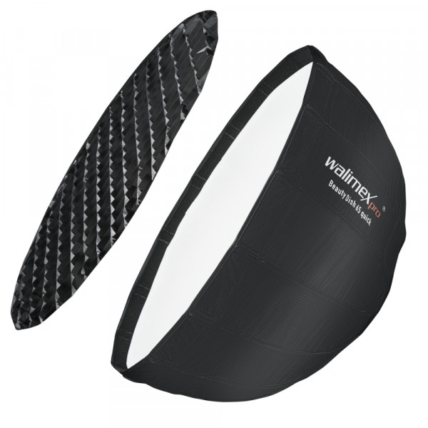 Walimex pro Studio Line Beauty Dish Softbox QA65 mit Softboxadapter Visatec