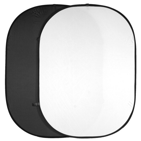 Walimex pro 2x Falthintergrund schwarz & weiß