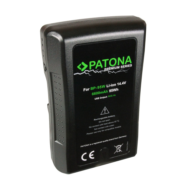 Patona V-Mount Akku 95Wh / 14,4V / 6600mAh