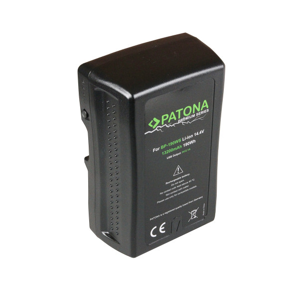Patona V-Mount Akku 190Wh / 14,4V / 13200mAh