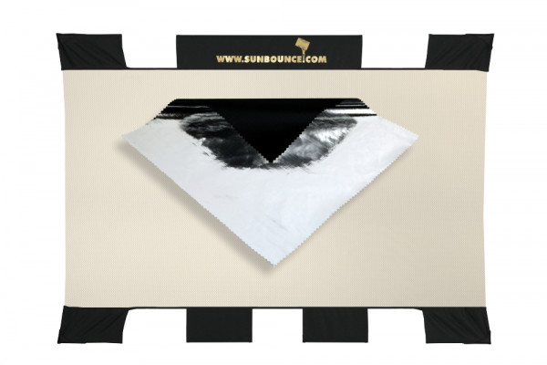 Sunbounce SUN-BOUNCER MINI Reflektor SILBER RIP STOP Bespannung 90 x 125 cm / 3" x 4"