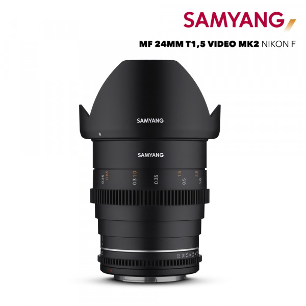 Samyang MF 24mm T1,5 VDSLR MK2 Nikon F