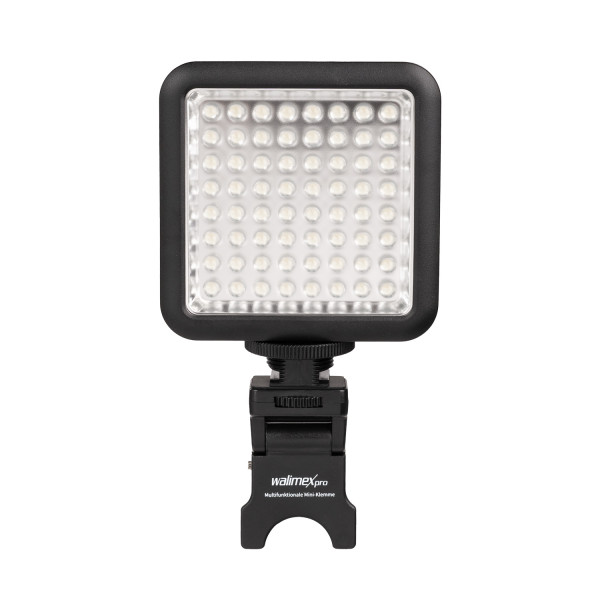 Walimex pro LED Leuchte 64 mit Mini-Klemme