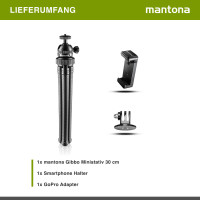 Vorschau: Mantona Gibbo Flex Ministativ 30 cm Vorschau: Mantona Gibbo Flex Ministativ 30 cm