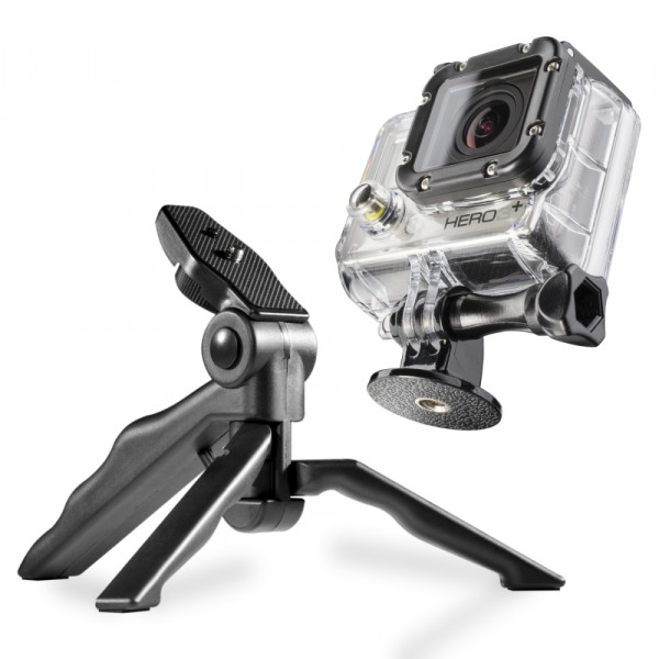 Mantona Tisch & Hand Selfie Stativ für GoPro