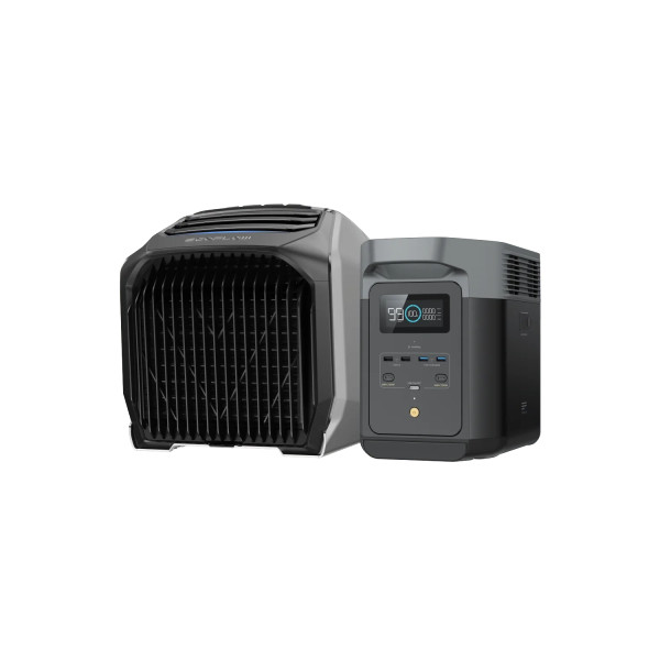EcoFlow WAVE 2 - Bundle - Tragbare Klimaanlage + Delta 2
