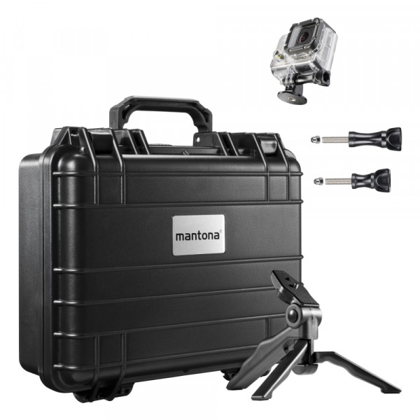 Mantona Koffer M Aufbewahrungsset II für GoPro