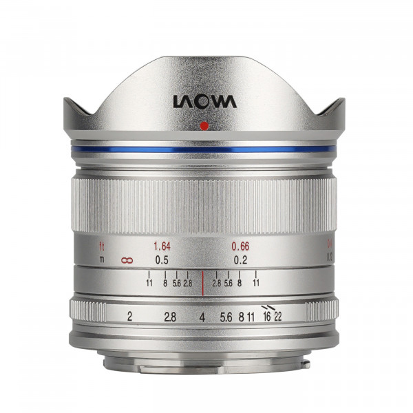 LAOWA 7,5mm f/2,0 Objektiv für MFT, silber