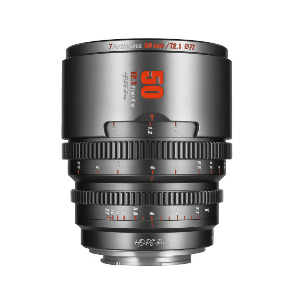 7Artisans Hope 50mm T2.1 Titangrau für MFT (S35)
