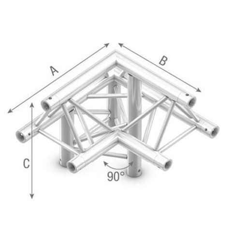 Studioking Truss Dreieck 90 Grad Ecke Unten links Top Oben