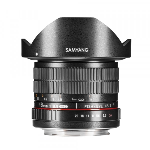 Samyang MF 8mm F3,5 Fisheye II APS-C Pentax K