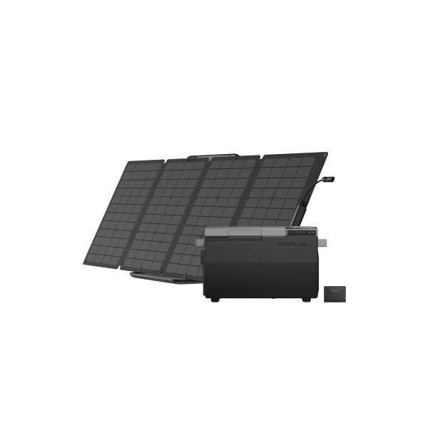 EcoFlow Glacier - Tragbarer Kühlschrank mit Zusatzbatterie + 110 W Solarmodul * Spring Sale *